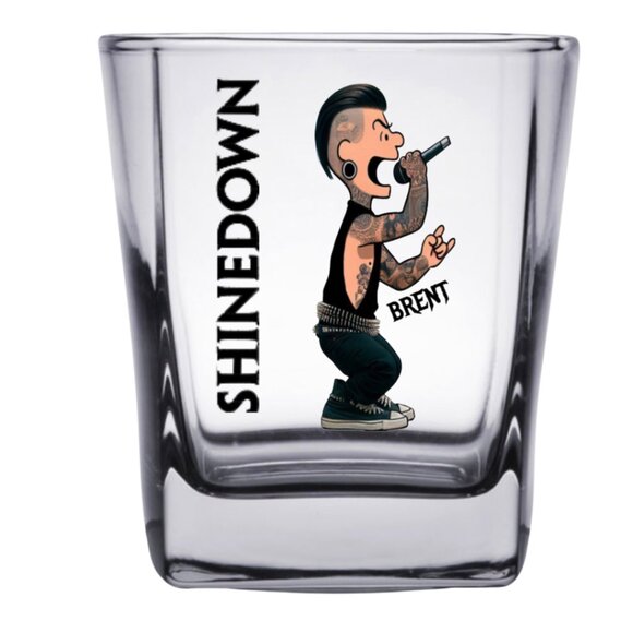 Rock Band SHINEDOWN/PEANUTS MASHUP Shot Glass Set of 5, w/ Matching Gift Boxes - Picture 6 of 7